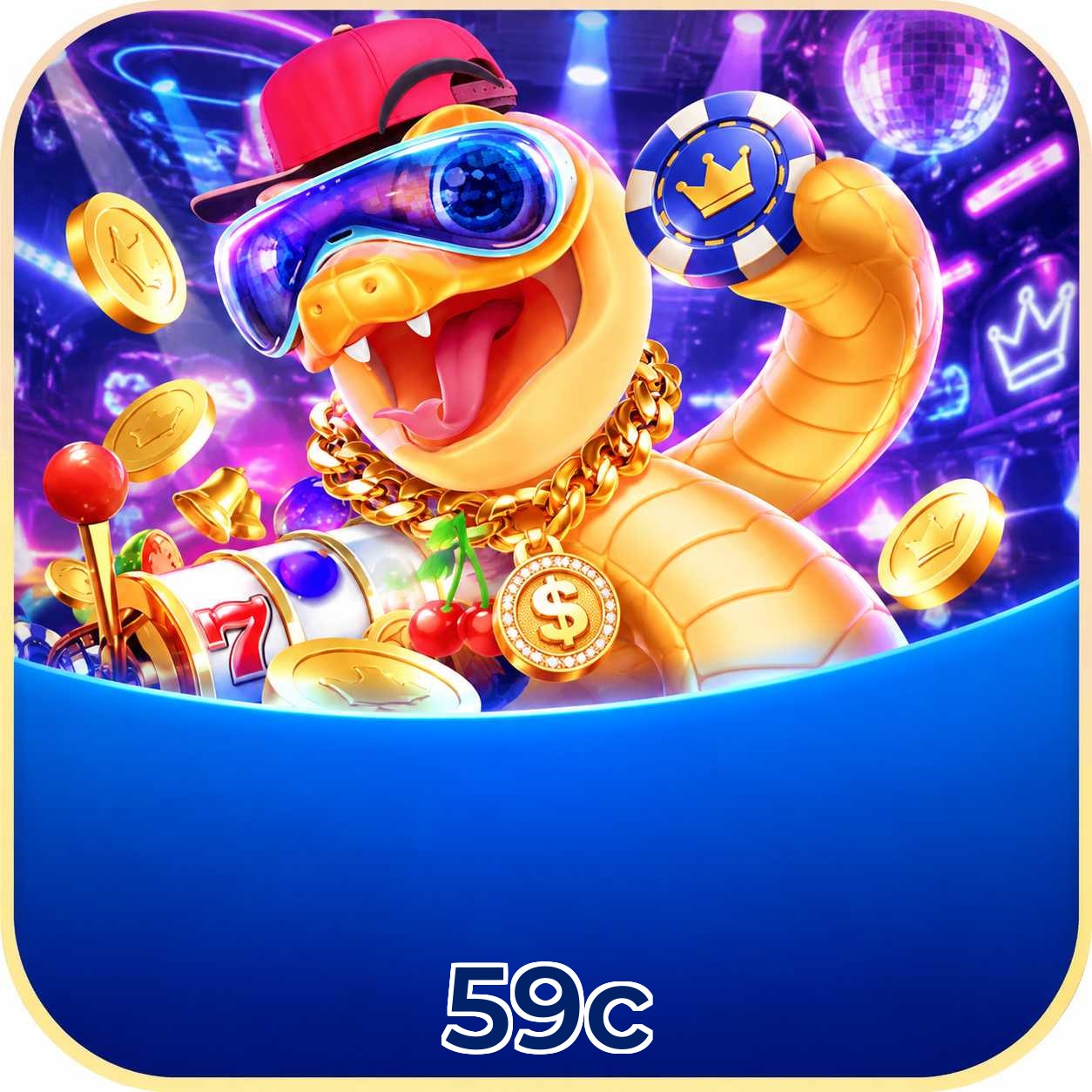 Catálogo de 2.547 jogos da 59c incluindo Pragmatic Play e Evolution Gaming